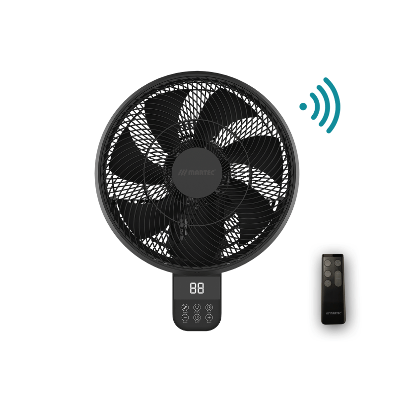 Avalon DC wall fan Black