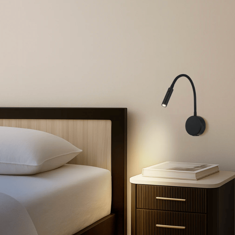 Solio Black Interior Wall Light SOLIO WB-BK - lifestyle