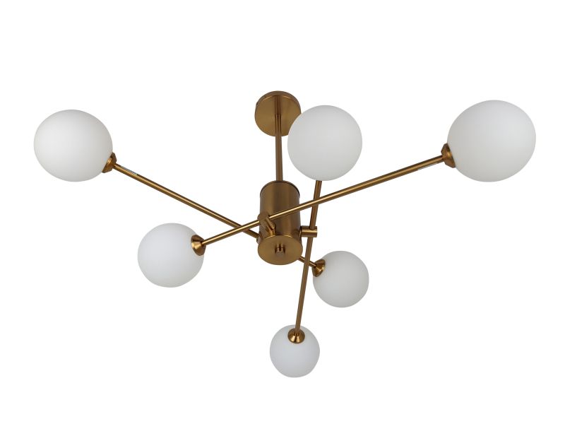 Ailia Imports Burness 6LT Brass Pendant
