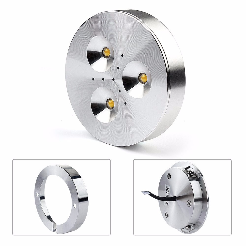 Ailia Imports - Cab 3 3watt Cabinet Light - Aluminium Parts