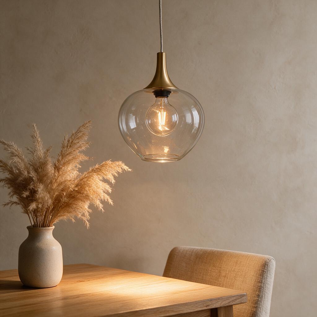 Carina Clear Pendant - 2 Sizes  - medium lifestyle