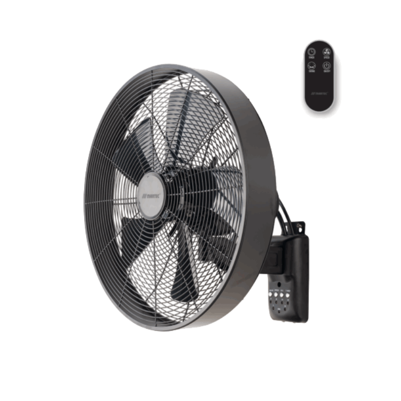 Como DC wall fan Black