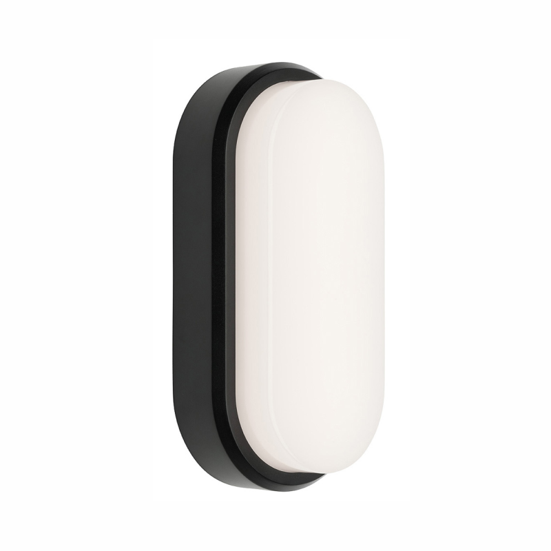 Martec Cove 15watt Oval LED Bunker Light Black