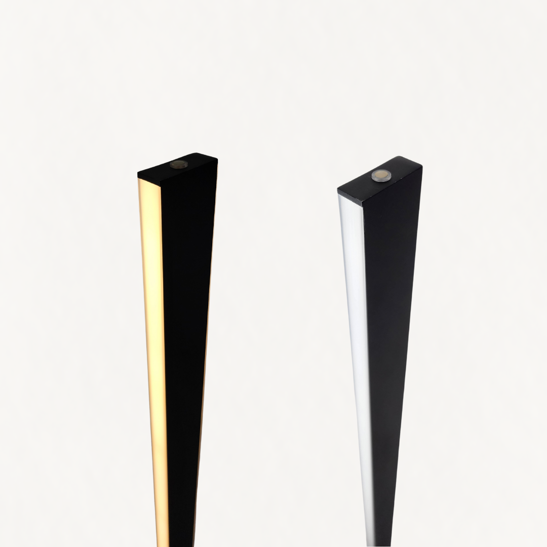 Dalton Floor Lamp Black CCT AF-1244-BLK - on and off