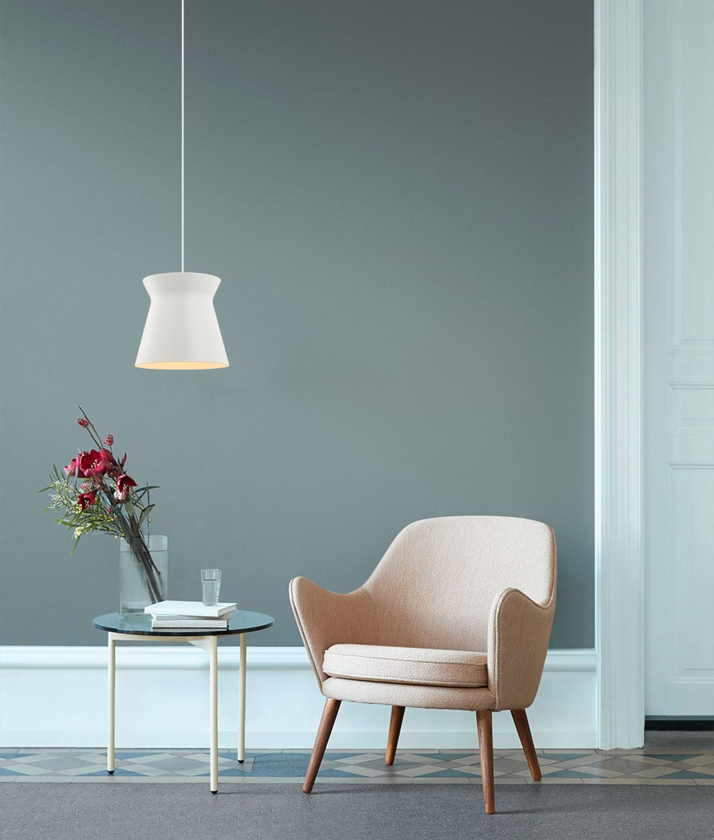 CLA Diablo 1 LT Metal Pendant Light  - White Lifestyle