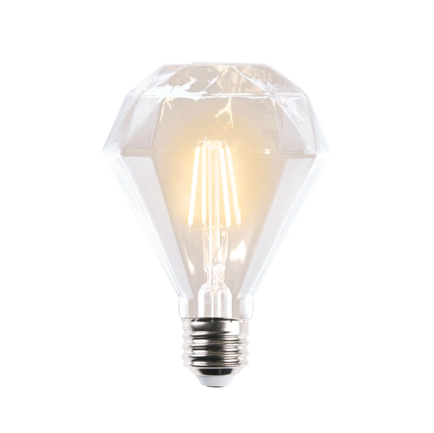 Mercator Lighting Diamond 4W E27 2700K LED Dimmable Globe 9E27LED19DC
