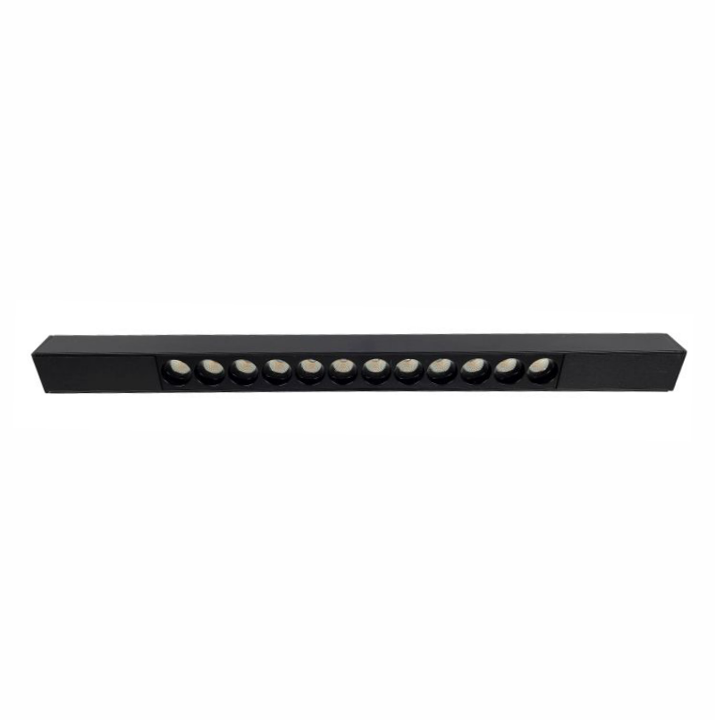 Magnetic Track Linear DOT LED Battens - 300mm Black
