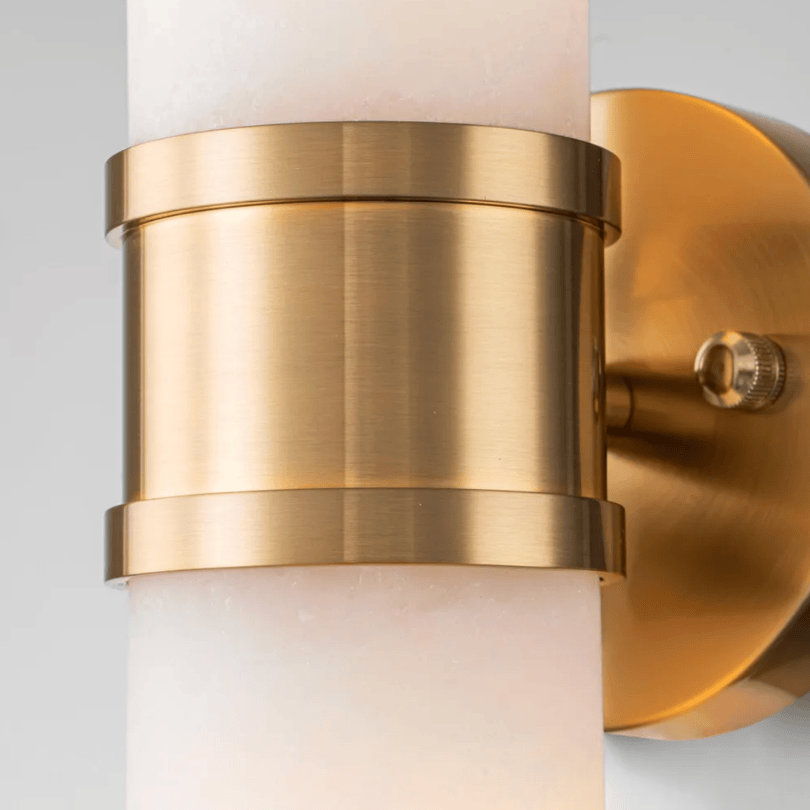 Herman Brass Double Interior Wall Light ELS1116382 - closeup