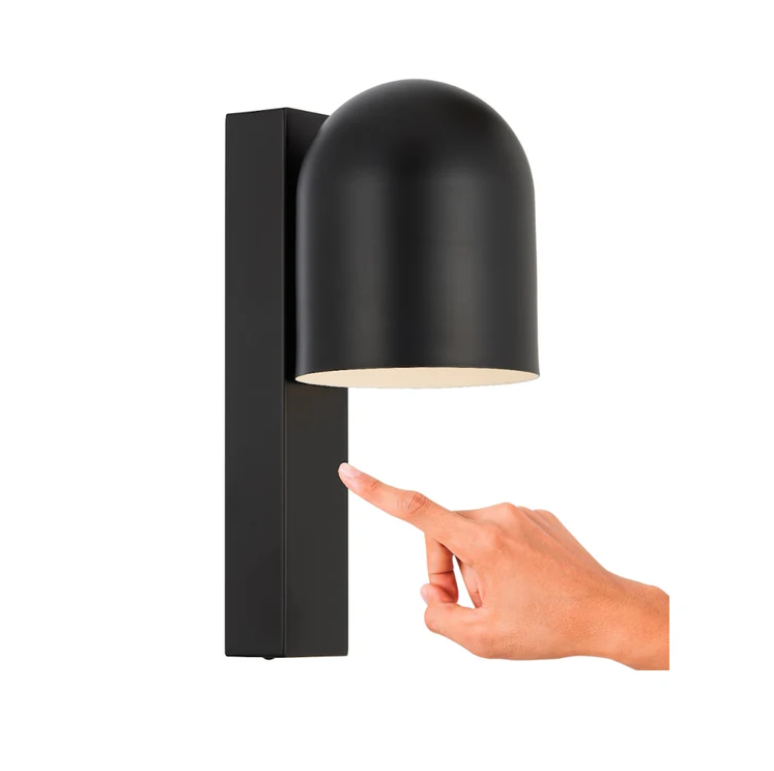 Echo Touch Wall Light - Black (ON/OFF Touch) E14