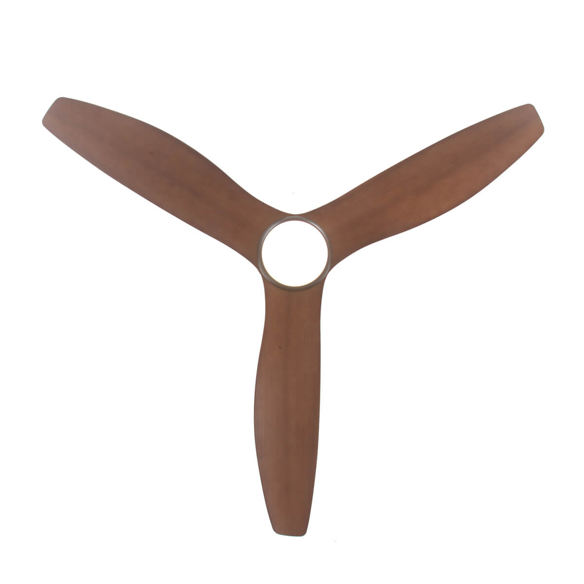 Fanco Eco Style 52inch Ceiling Fan - Black/Koa (with Light) CFFCTY3LBLK bottom view