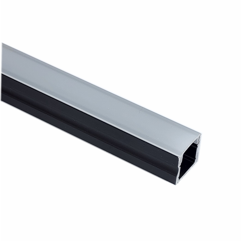 EXT-004 Surface Mounted Extrusion - Matt Black with frosted diffuser 2