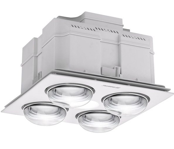 Martec Forme 4 Heat bathroom heater White - MBHF4LW - full