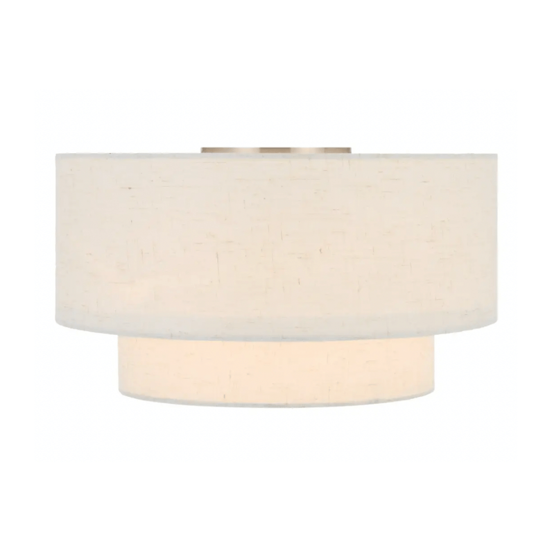 Gisele 35cm DIY  Nickel / Ivory Shade