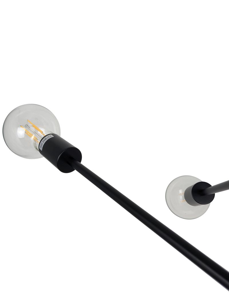 Ailia Imports Hadley 6 Light Black Pendant