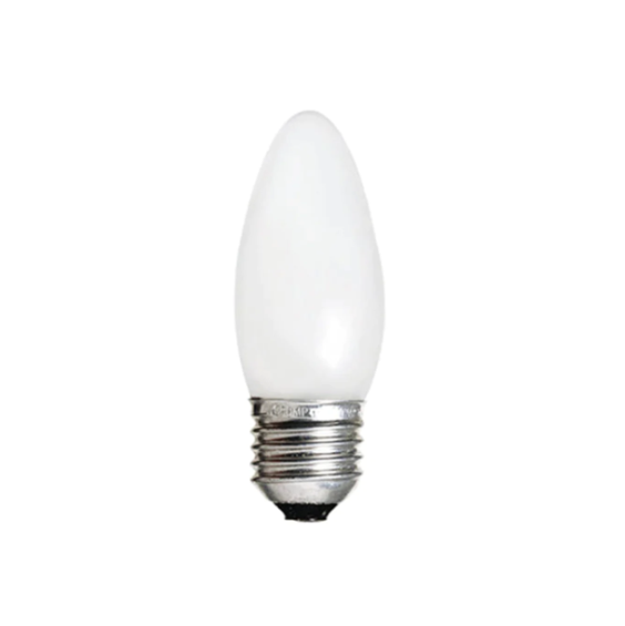 CLA Lighting 28W Frosted Candle Halogen Globe CLAHACAN28WESFR