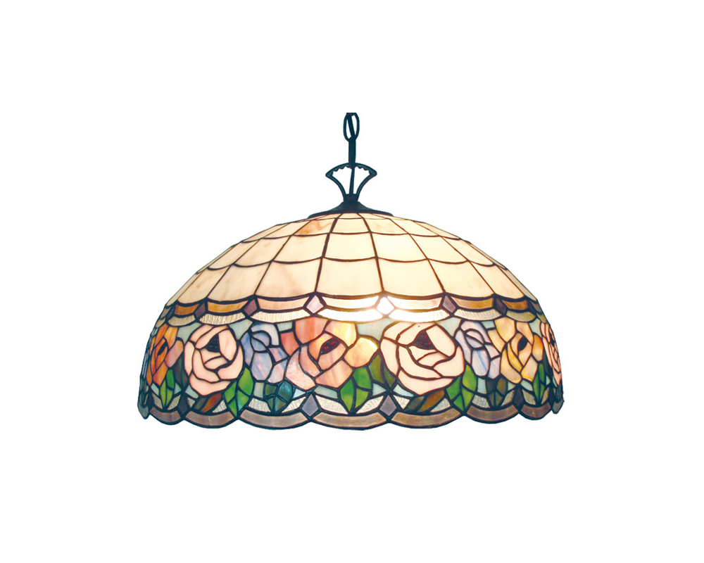 G&G Brothers HL-20877/3CD Chandell Leadlight Pendant