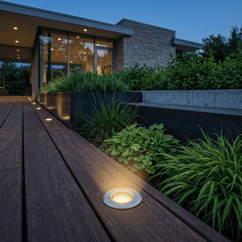 Havit HV2881T 3watt Inground Light  - Silver lifestyle