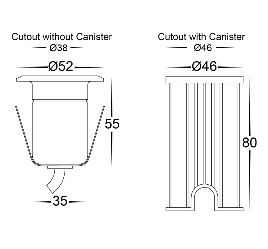 HV2881 Dimensions