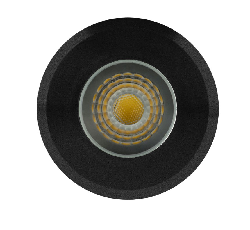 HV2882BLK 5watt Black Inground Lights - Face