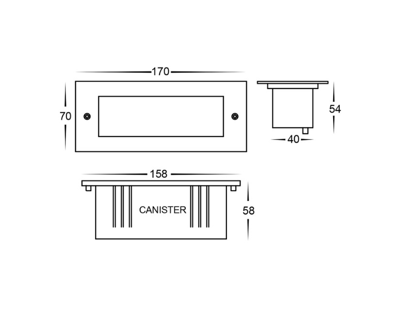 HV3005 Dimensions