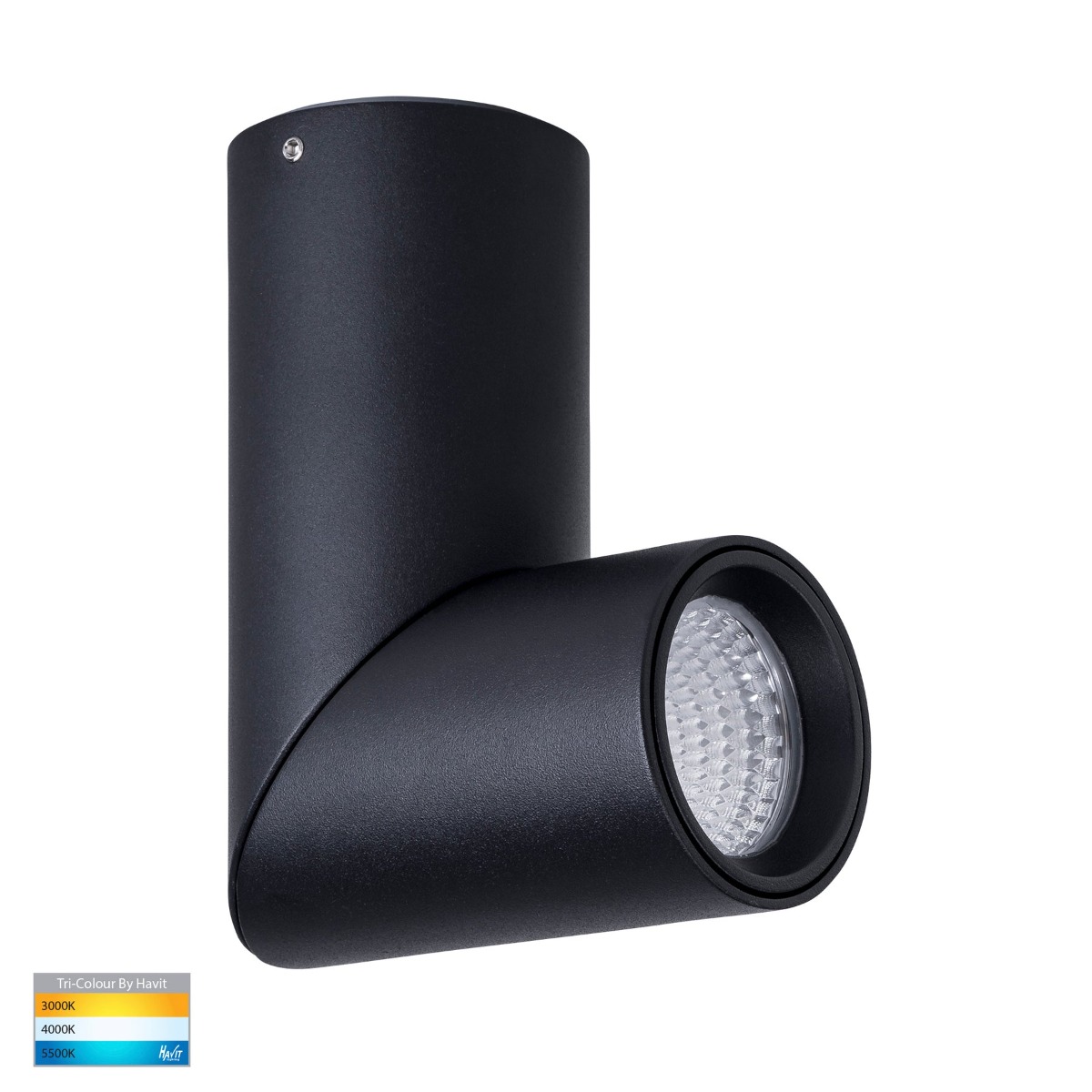 Havit Nella 7w Adjustable Surface mounted spotlight HV5822T-BLK full adjust