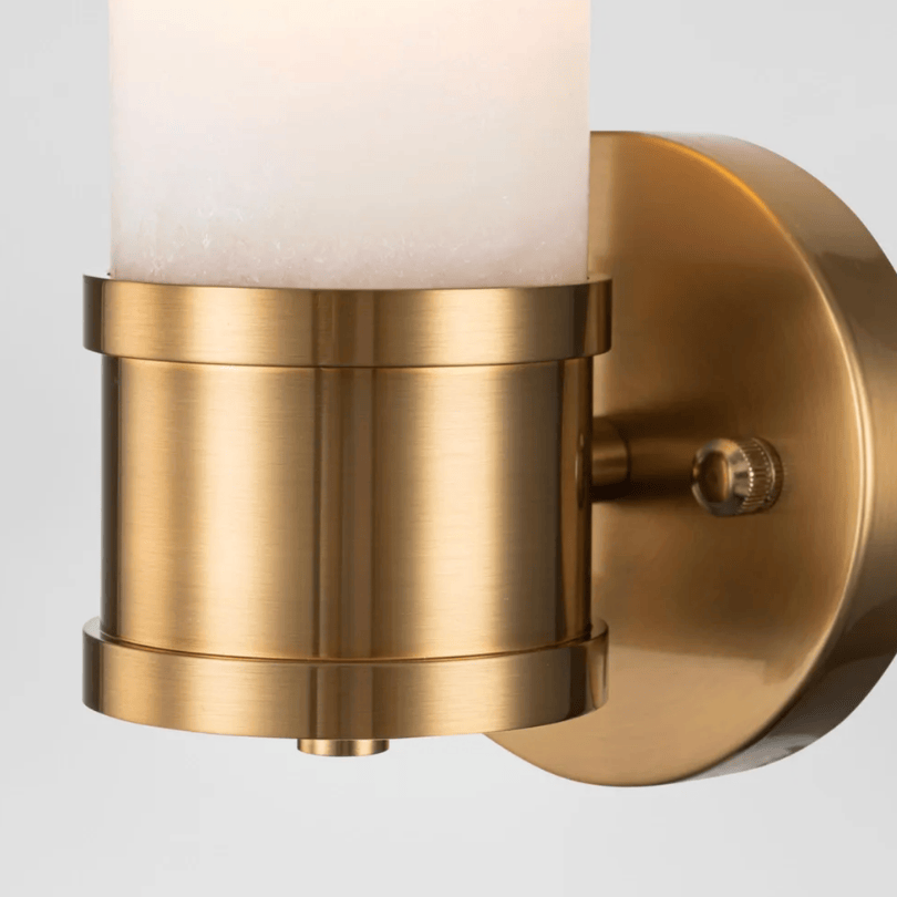 Herman Brass Single Interior Wall Light ELS1116381 - closeup - base