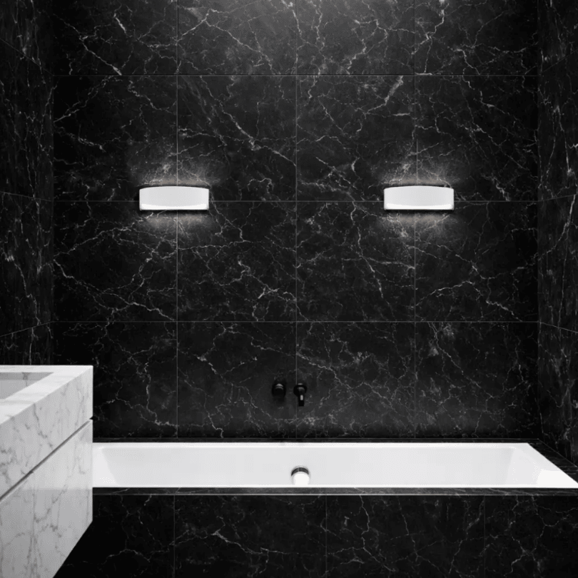 Keylor Small White Led Wall Light - lifestyle