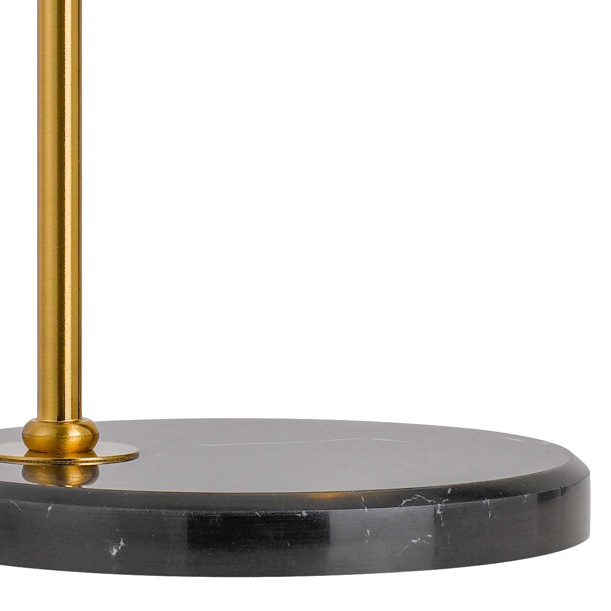 Telbix Lark Floor Lamp - Aged Gold - Matt Opal glass - Base