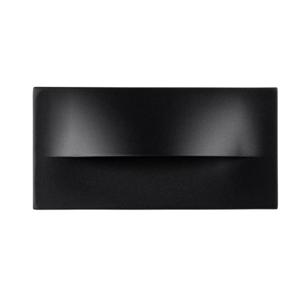 HV3329T-BLK Lisca Black 240v LED  Rectangle Wall Light