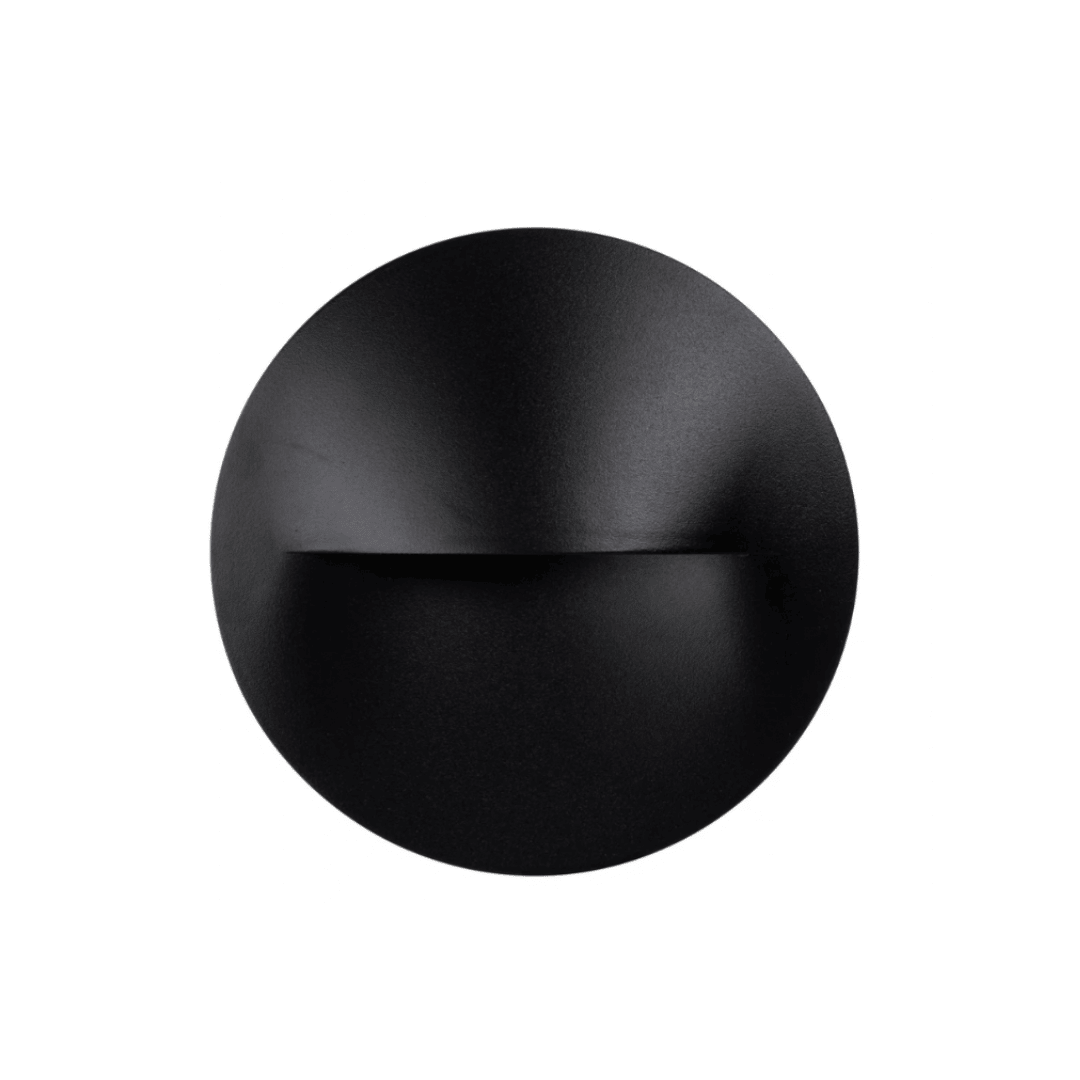 HV3227T-BLK Lisca Black 240v LED Round Wall Light