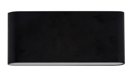 Lisse Large Up/ Down Exterior Wall Light - black