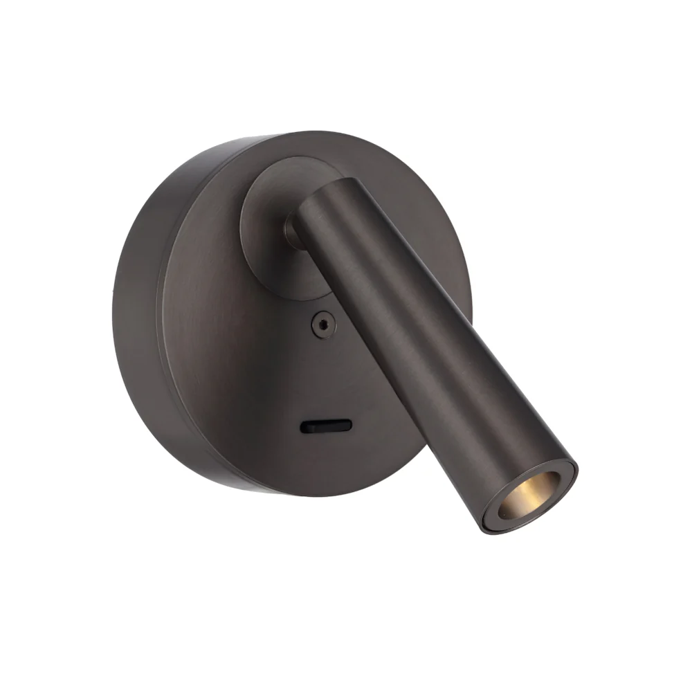Lodan Gun Metal 1LT Wall Spotlight 3watt 3000K