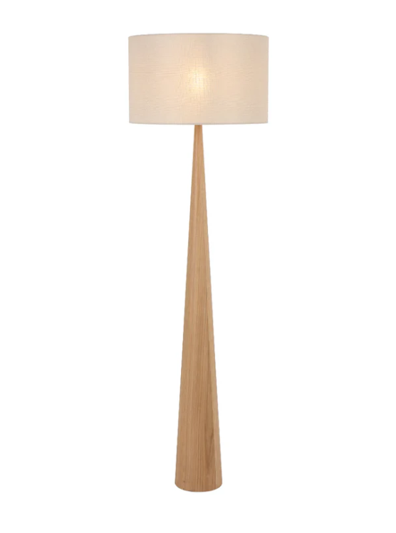Telbix Lighting Lovisa Oak Floor Lamp