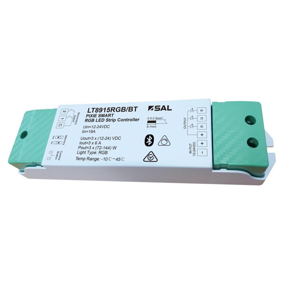 SAL Pixie RGB Colour Changing LED strip Controller LT9815RGB/BT
