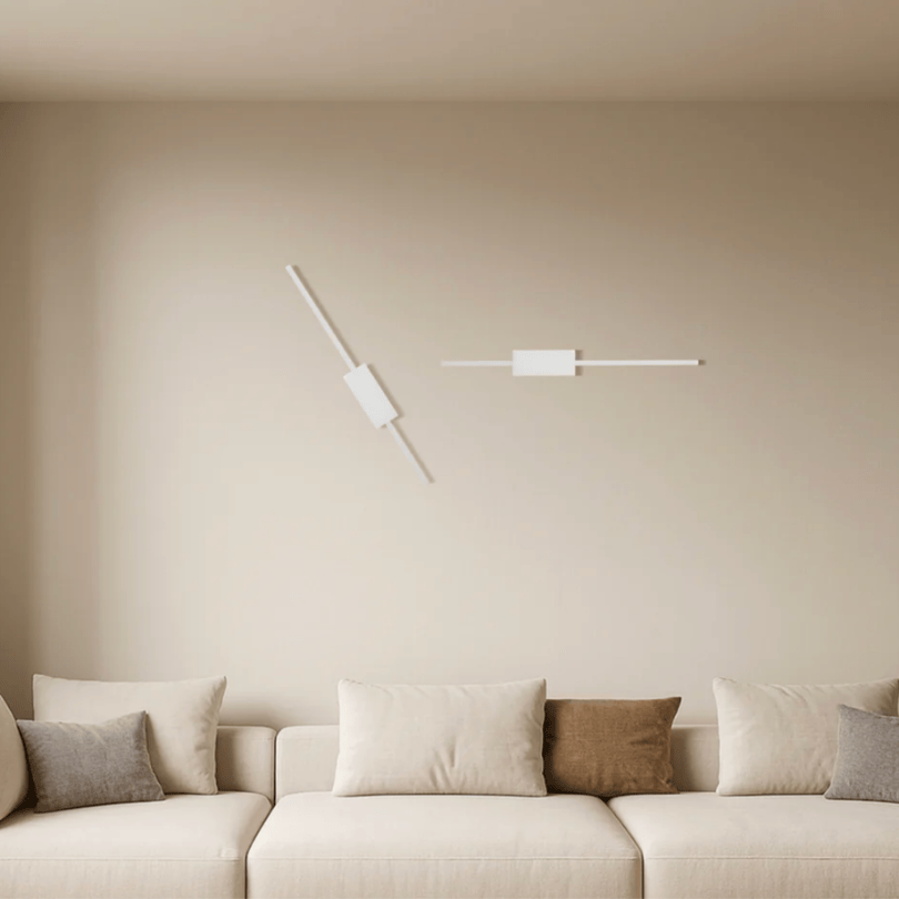Madras 60cm White Wall Light MADRAS WB60-WH - lifestyle