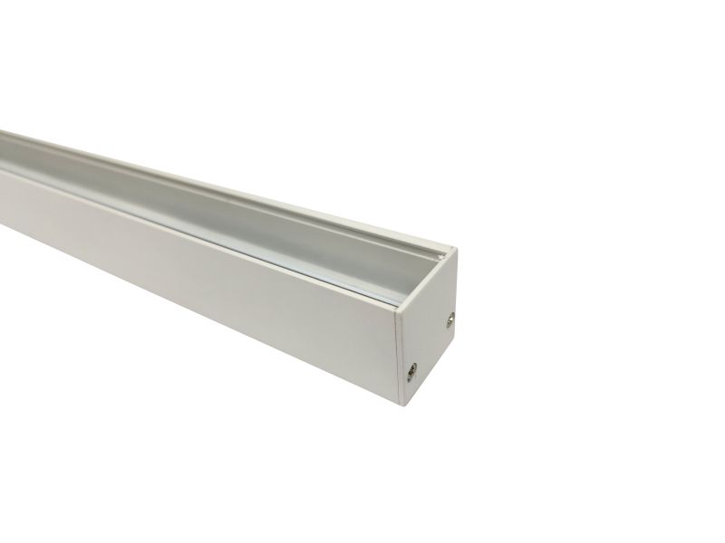 Magnetic Track - 2m Length of Track - White closeup
