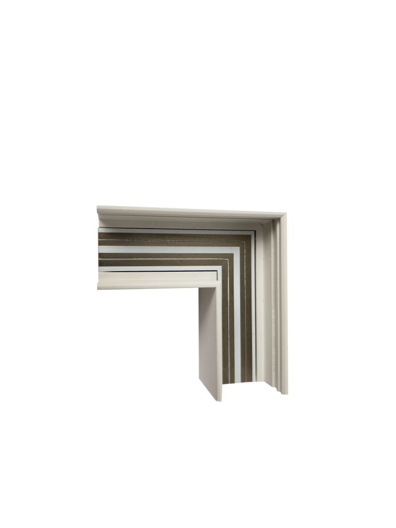 Magnetic Track L Corner Joiner - White