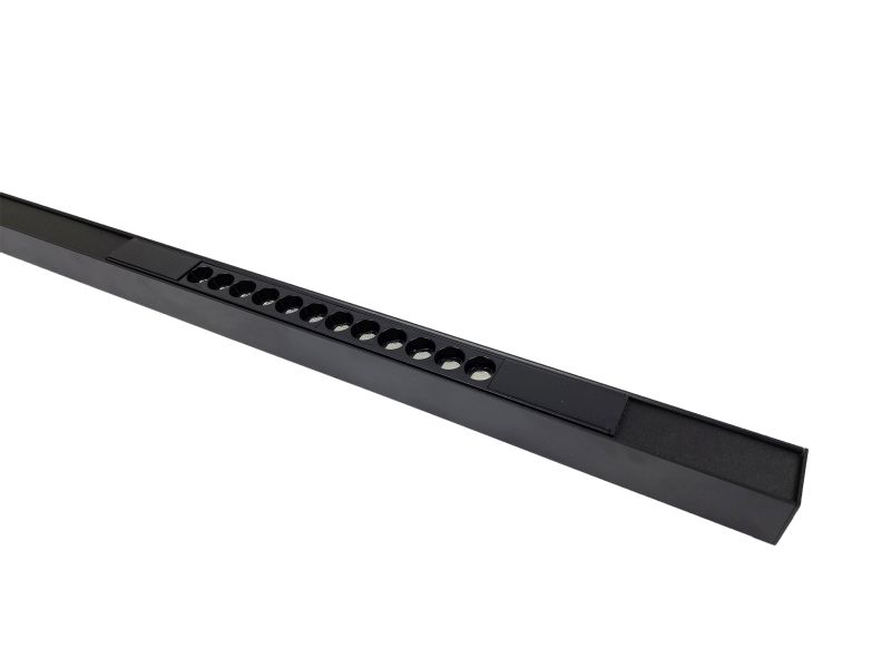 Magnetic Track cover plates - Black assembled