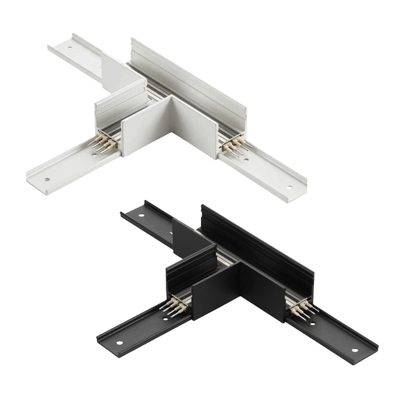 Magnetic Track T Joiner - Black or White - group