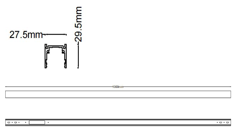 Track dimensions