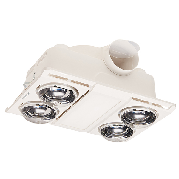 Martec Profile Panel 4 heat bathroom heater - side