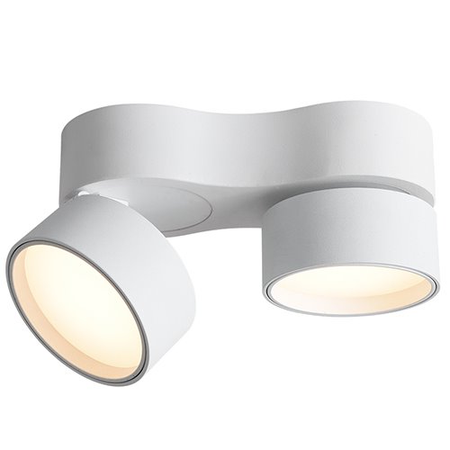 Mercator Diaz twin surface mounted  downlights group MD-666 White adjusted