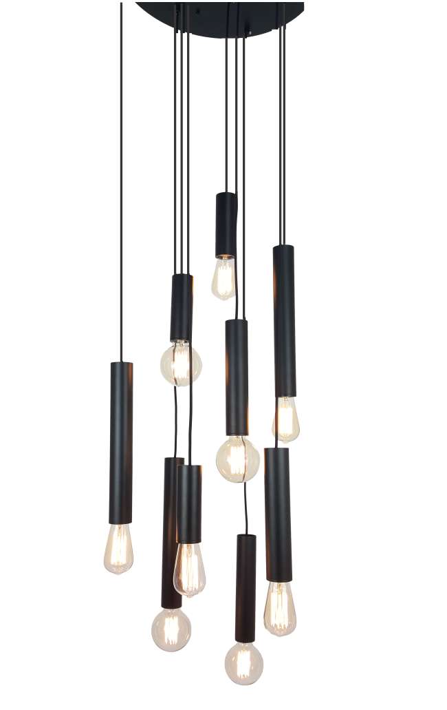 Metro 9 Light Cord Drop - Black