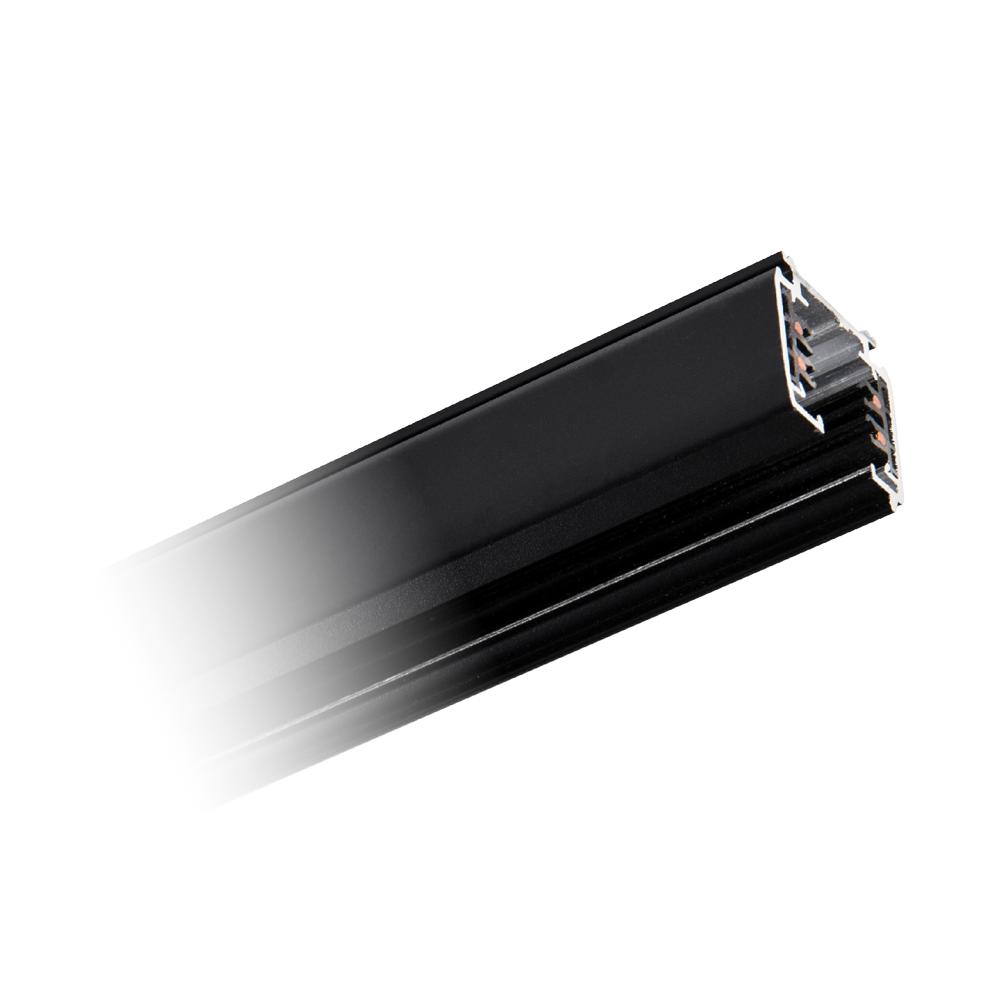 Unios Lighting 3000mm 3 Circuit Track Black