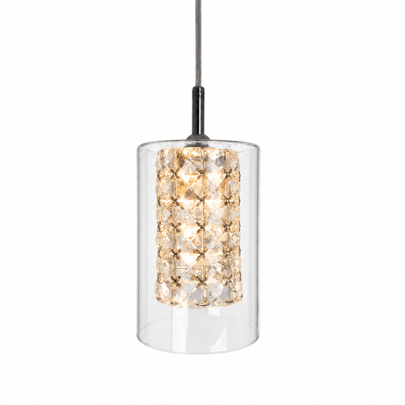 Myrtle 1LT Pendant Clear / Crystal AP-1227-1-CHR
