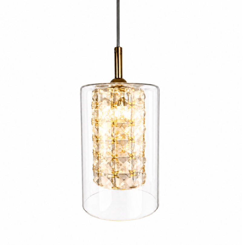 Myrtle 1LT Pendant Gold Clear / Crystal AP-1227-1- GLD