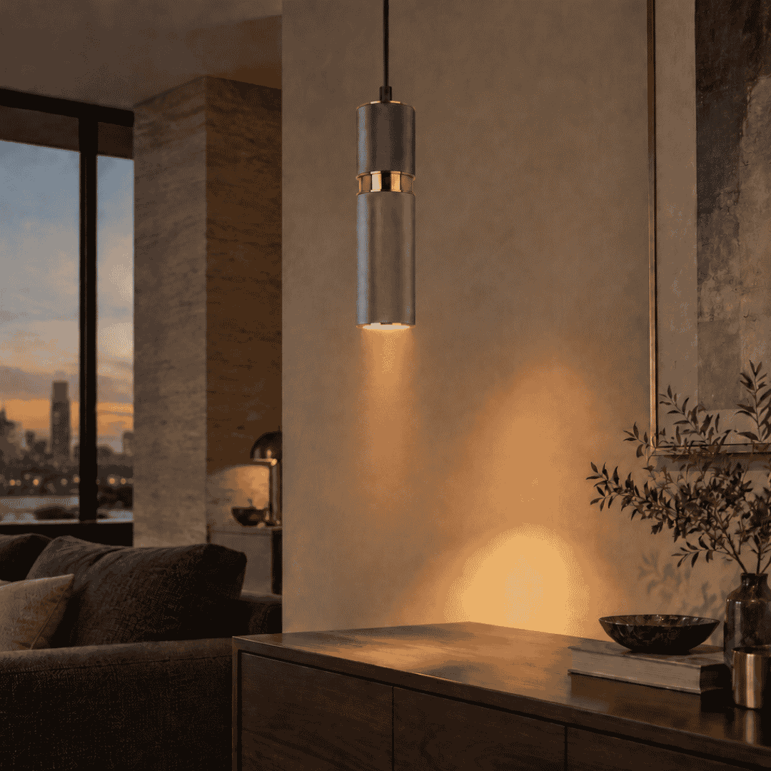 New York Graphite 1LT Pendant - lifestyle