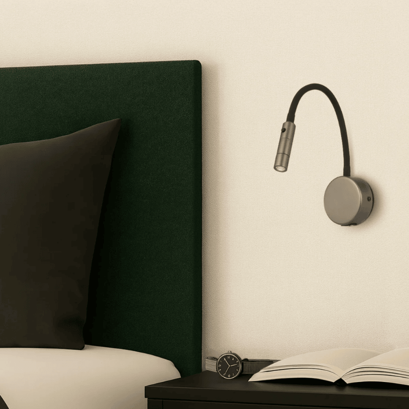 Solio Nickel Interior Wall Light SOLIO WB-NK - lifestyle