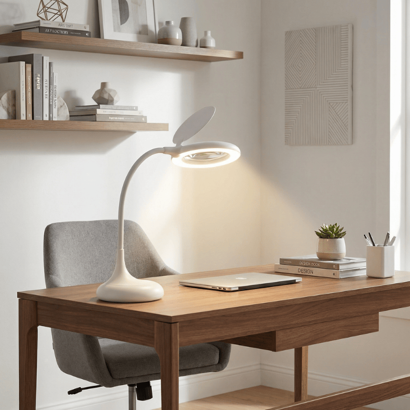 OD115W Led White Magnifying Lamp - lifestyle