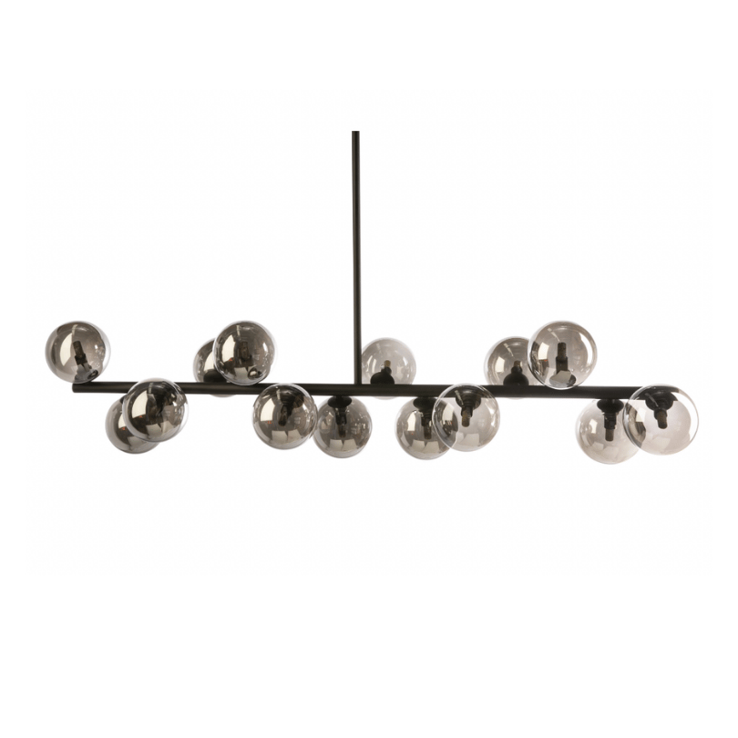Pasadena Black / Smoke 14 Light Pendant
